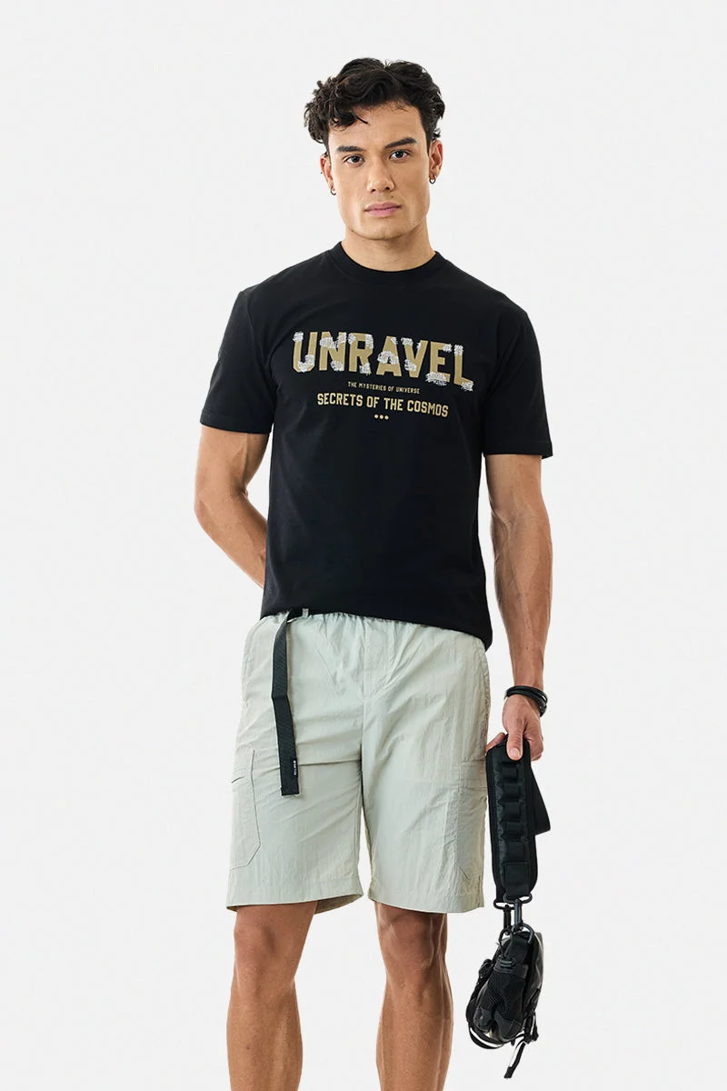 SNITCH Unravel 100% Cotton Regular Fit T-Shirt